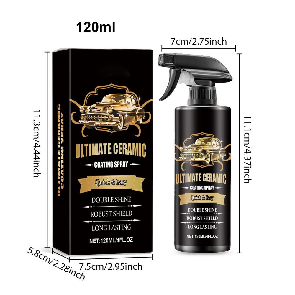 120ml Automobile Ceramic Coating Spray Car Coating Cleaner Automobile Coating Waterproof Clear Coating Agent Clean Spray
120ml Automobile Ceramic Coating Spray Car Coating Cleaner Automobile Coating Waterproof Clear Coating Agent Clean Spray