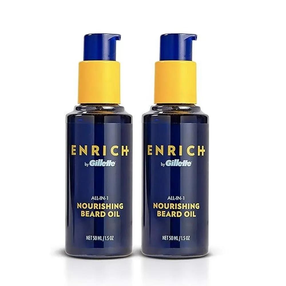 Gillette Enrich Beard Oil 50ml x 2
Gillette Enrich Beard Oil 50ml x 2