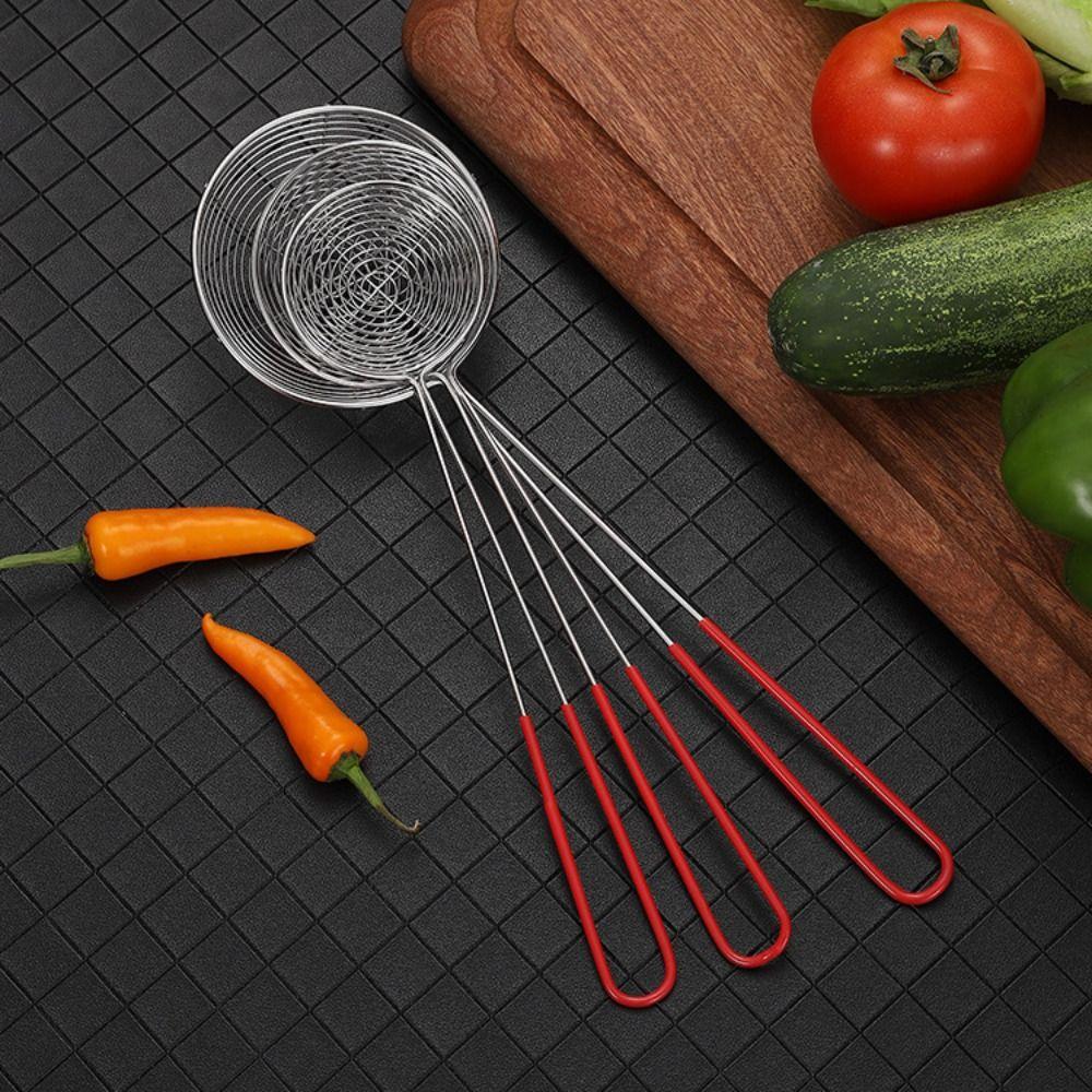 Stainless Steel Milk Tea Spoon Red Handle Pearl Spoon Filter New Tapioca Scoop Kitchen Gadgets S
Stainless Steel Milk Tea Spoon Red Handle Pearl Spoon Filter New Tapioca Scoop Kitchen Gadgets S