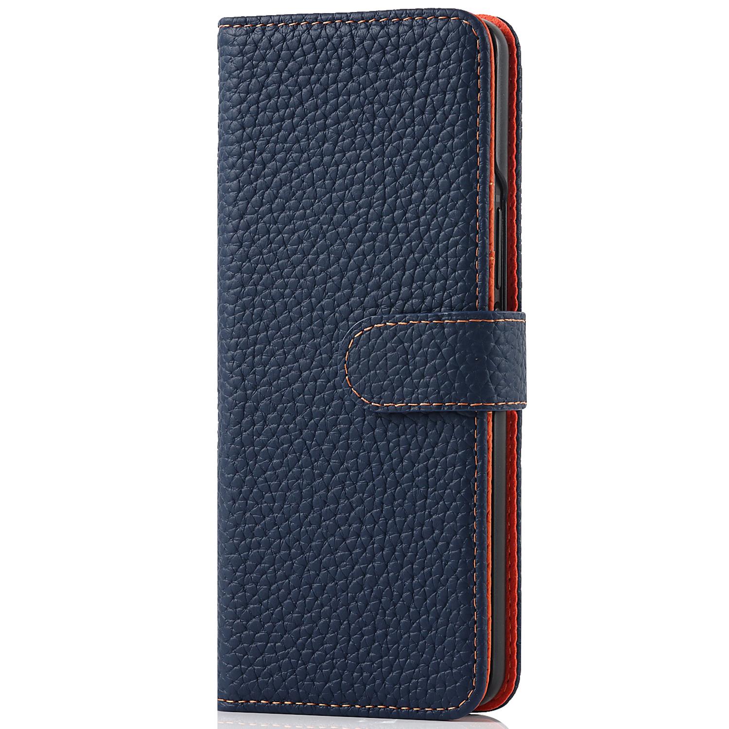 Stand Wallet Design Litchi Texture Genuine Leather+PC Phone Case Cover with Detachable Pen Slot for Samsung Galaxy Z Fold3 5G Dark Blue
Stand Wallet Design Litchi Texture Genuine Leather+PC Phone Case Cover with Detachable Pen Slot for Samsung Galaxy Z Fold3 5G Dark Blue