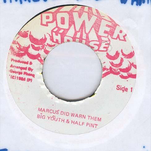 7inch Record BIG YOUTH & HALF PINT - Marcus Did Warn Them NONE Power House Jamaica Reggae, Ska & Dub Used
7inch Record BIG YOUTH & HALF PINT - Marcus Did Warn Them NONE Power House Jamaica Reggae, Ska & Dub Used