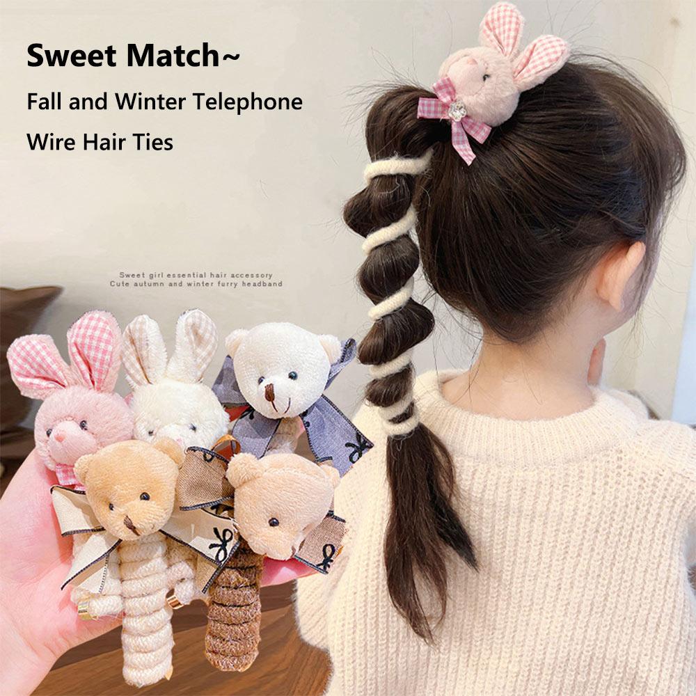Sweet Children s Plush Hair Rope Won t Damage Hair Girls Hair Accessories Telephone Wire Hair Tie White Bear
Sweet Children s Plush Hair Rope Won t Damage Hair Girls Hair Accessories Telephone Wire Hair Tie White Bear