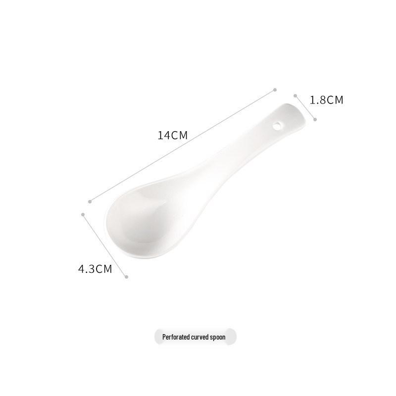 Ceramic White Teaspoon for Restaurants & Hotels - Long Handle, No Holes, Perfect for Soup & Noodles
Ceramic White Teaspoon for Restaurants & Hotels - Long Handle, No Holes, Perfect for Soup & Noodles