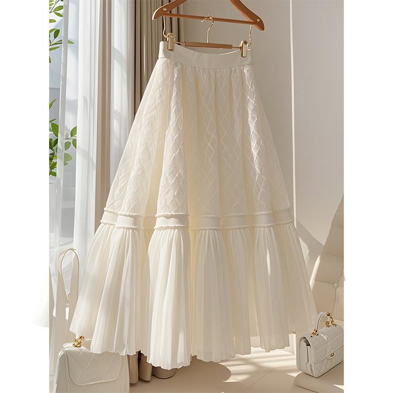 Popular white skirt drape spring women 2025 new fashion temperament princess style a word long dress 2XL
Popular white skirt drape spring women 2025 new fashion temperament princess style a word long dress 2XL