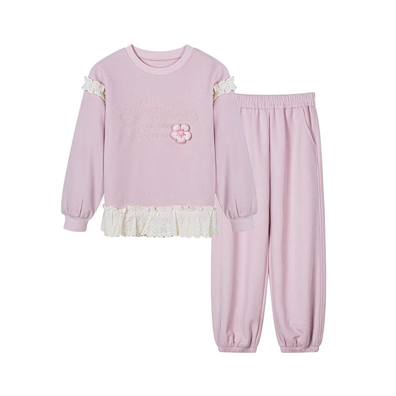 Fuloumi Girls Lace Patchwork Sweatshirt & Pants Set 150
Fuloumi Girls Lace Patchwork Sweatshirt & Pants Set 150