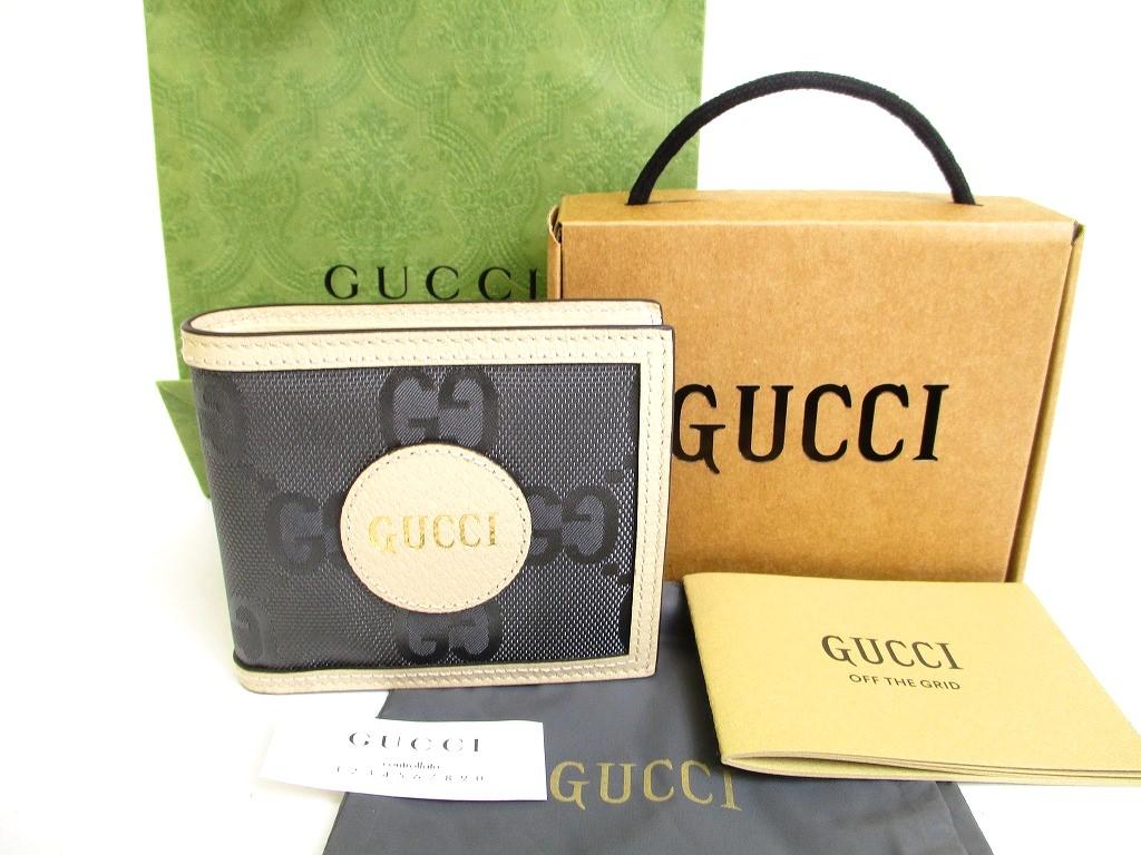 Authentic GUCCI Off The Grid Gray Nylon Beige Leather Bifold Wallet #9904 Refurbished
Authentic GUCCI Off The Grid Gray Nylon Beige Leather Bifold Wallet #9904 Refurbished