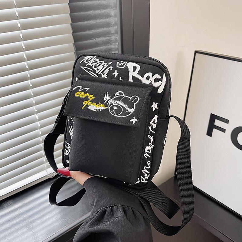 Cartoon Bear Crossbody Bag: Women’s Winter 2026 Cute Graffiti Shoulder Purse One Size
Cartoon Bear Crossbody Bag: Women’s Winter 2026 Cute Graffiti Shoulder Purse One Size