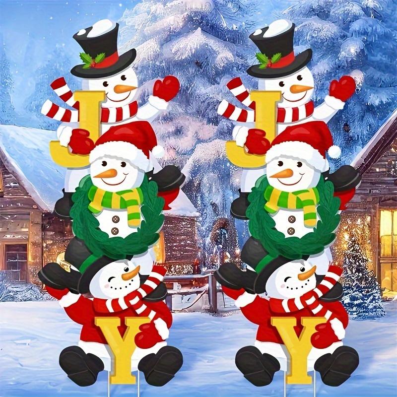 2pcs/set, 34.5*96cm, 13.6*37.8 Inches, Large Snowman Christmas Decoration, Outdoor Patio & Garden Signs, No Power Required, Durable Plastic Pack of 2 разноцветный
2pcs/set, 34.5*96cm, 13.6*37.8 Inches, Large Snowman Christmas Decoration, Outdoor Patio & Garden Signs, No Power Required, Durable Plastic Pack of 2 разноцветный