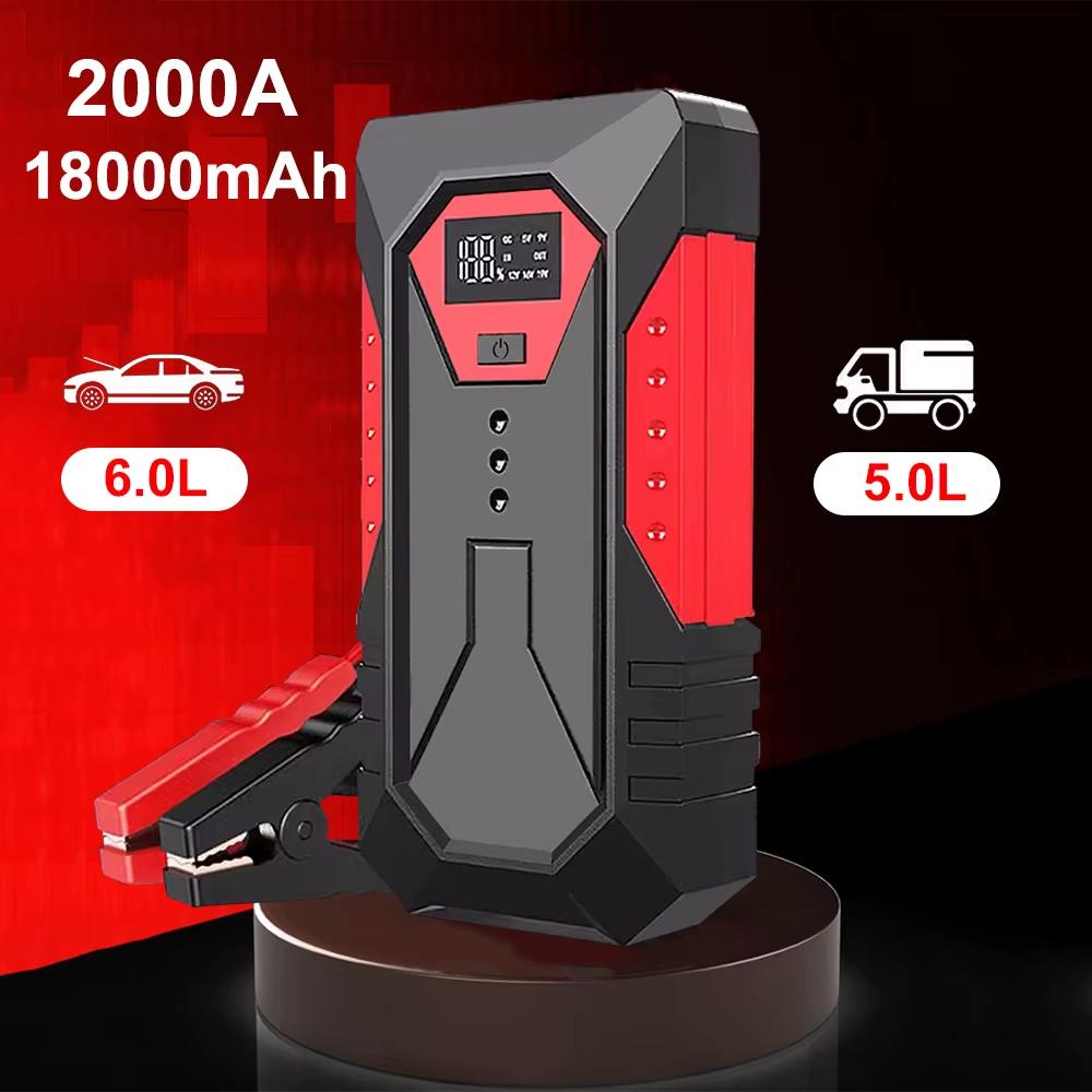18000mAh Автомобільний аварійний запуск Power Bank Портативний Power Bank Автомобільний підсилювач акумулятора 12V Автомобільний аварійний запуск Power Bank чорний/червоний
18000mAh Автомобільний аварійний запуск Power Bank Портативний Power Bank Автомобільний підсилювач акумулятора 12V Автомобільний аварійний запуск Power Bank чорний/червоний