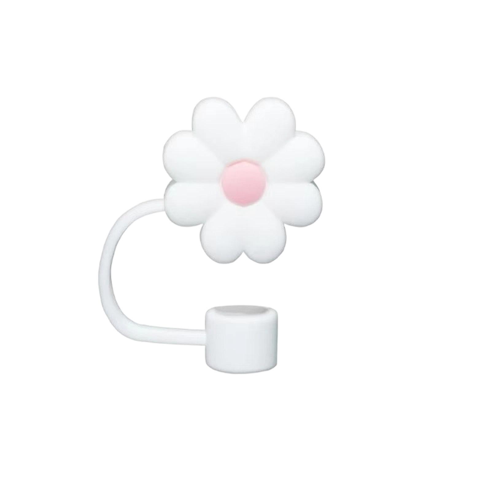 Silicone Flower Straw Cap Compatible with Tumbler Straw Cover Decorative Leak Resistant Flexible Design for Drinkware Accessories one size білий
Silicone Flower Straw Cap Compatible with Tumbler Straw Cover Decorative Leak Resistant Flexible Design for Drinkware Accessories one size білий