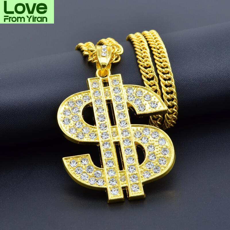 Letter Punk Exaggerated Dollar Symbol Gold Silver Personality Pendant Hip -Hop Necklace
Letter Punk Exaggerated Dollar Symbol Gold Silver Personality Pendant Hip -Hop Necklace
