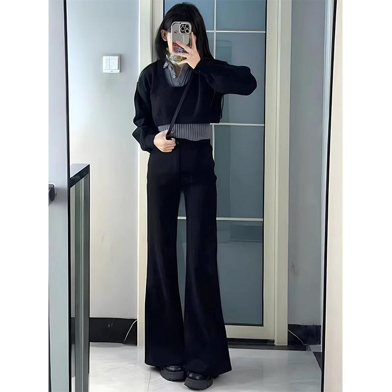 Женские джинсы большого размера черного цвета микро-клеш: Грушевидный силуэт, Стройнящий, Эластичный, Не прилегающий, Бархатная подкладка для осени/зимы XL
Женские джинсы большого размера черного цвета микро-клеш: Грушевидный силуэт, Стройнящий, Эластичный, Не прилегающий, Бархатная подкладка для осени/зимы XL