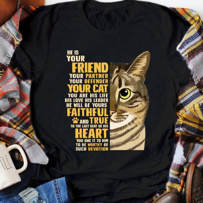 Футболка женская с коротким рукавом и принтом английской надписи Любитель кошек Triple Extra Large чёрный
Футболка женская с коротким рукавом и принтом английской надписи Любитель кошек Triple Extra Large чёрный