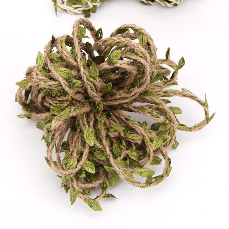 10m Roll - 3-Strand Forest Style Green Leaf Rattan, White & Yellow Hemp Rope for Kindergarten DIY Crafts
10m Roll - 3-Strand Forest Style Green Leaf Rattan, White & Yellow Hemp Rope for Kindergarten DIY Crafts