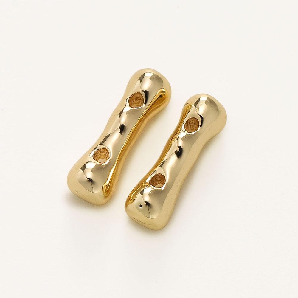4/6Pcs/Pack 18K Gold Color Plated Metal Brass Double Hole Bone Beads For DIY Bracelet Jewelry Making Material Accessories 4pcs
4/6Pcs/Pack 18K Gold Color Plated Metal Brass Double Hole Bone Beads For DIY Bracelet Jewelry Making Material Accessories 4pcs