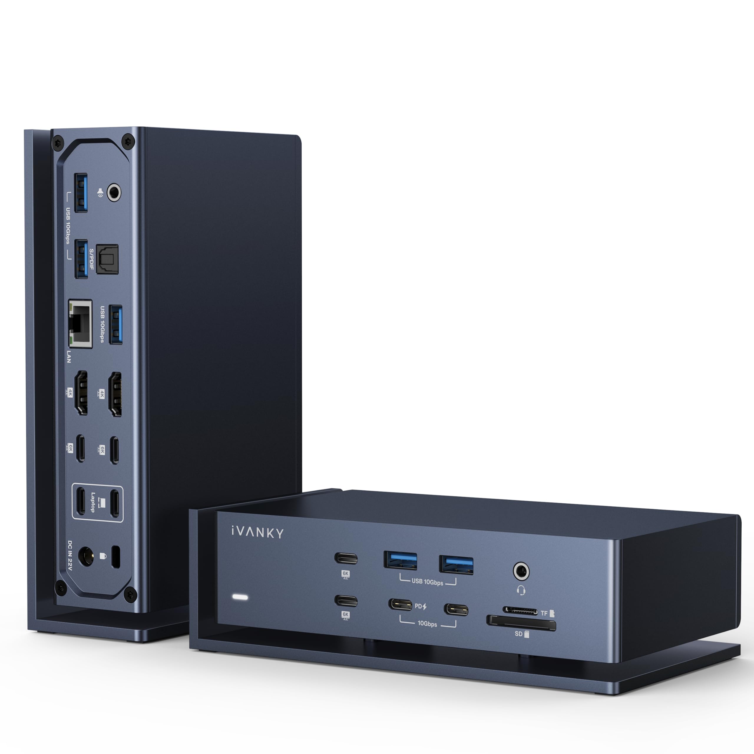 Compatible with iVANKY FusionDock Max 1 Thunderbolt Quad Monitor Docking 40Gbps Dock for MacBook 2HDMI 96W 10Gbps and 4, 20-in-1 6K@60Hz Station,
Compatible with iVANKY FusionDock Max 1 Thunderbolt Quad Monitor Docking 40Gbps Dock for MacBook 2HDMI 96W 10Gbps and 4, 20-in-1 6K@60Hz Station,