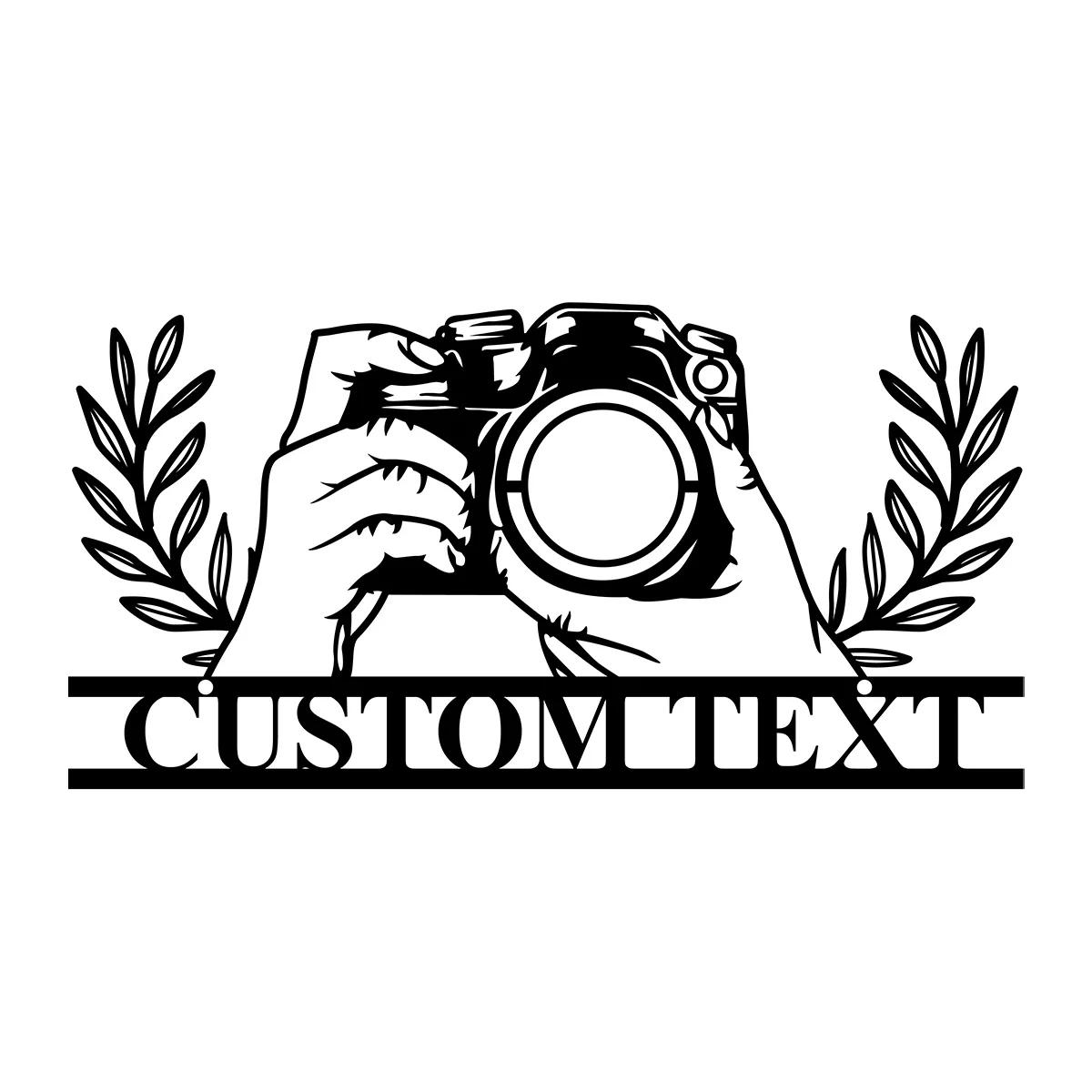 Camera Metal Wall Art, Personalized Tin Sign for Photographer, Photo Studio Decor, Retro Metal Plaque чорний
Camera Metal Wall Art, Personalized Tin Sign for Photographer, Photo Studio Decor, Retro Metal Plaque чорний