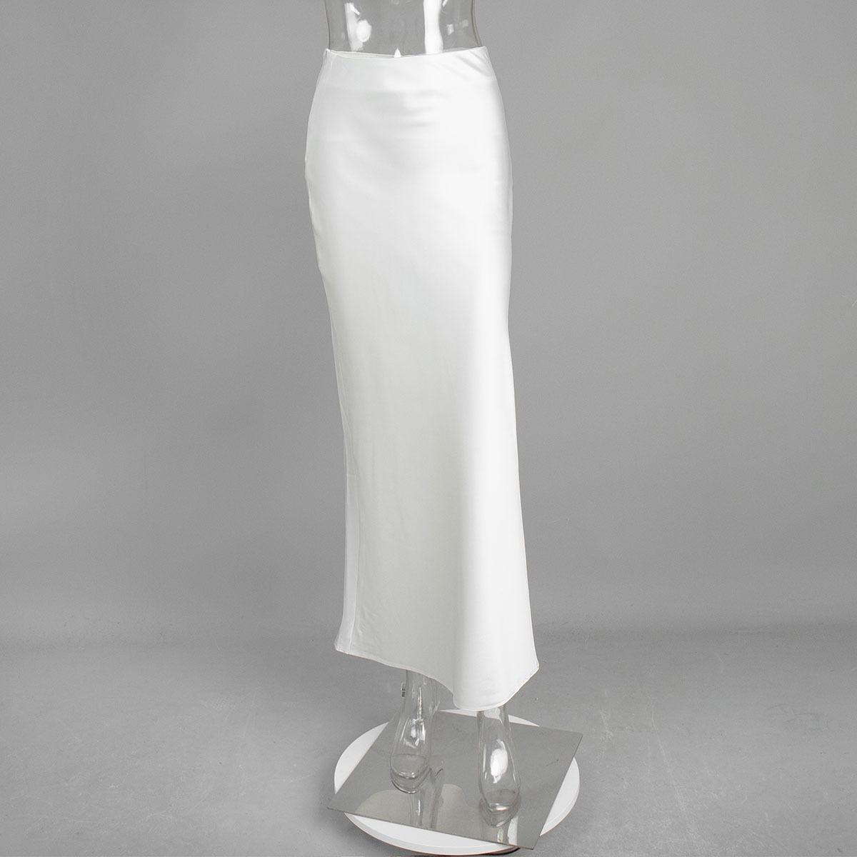 Spring Satin High Waist Hip Wrap Floor-length Mermaid Maxi Skirt, Casual Party Long Skirt S білий
Spring Satin High Waist Hip Wrap Floor-length Mermaid Maxi Skirt, Casual Party Long Skirt S білий