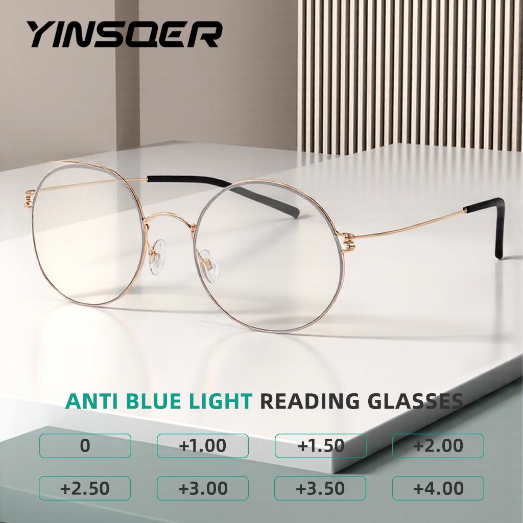 Retro Round Frame Anti-blue Radiation Reading Glasses Ultralight Men Women Blue Light Blocking Glasses Eyewear Computer Goggles +400
Retro Round Frame Anti-blue Radiation Reading Glasses Ultralight Men Women Blue Light Blocking Glasses Eyewear Computer Goggles +400
