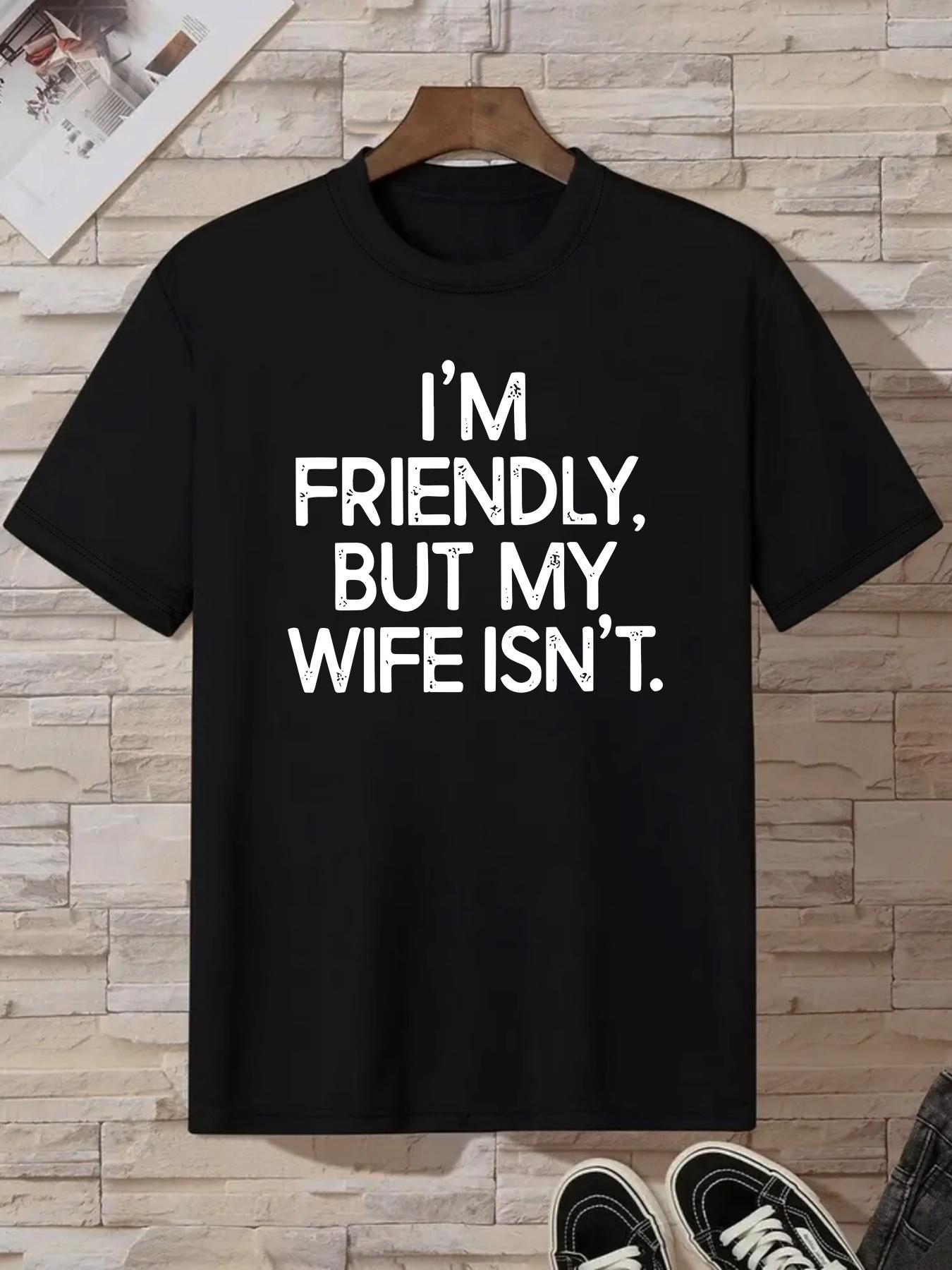 Men s I M FRIENDLY Couple-Themed T-Shirt - Matching Design Short Sleeve Round Neck Casual Top XL
Men s I M FRIENDLY Couple-Themed T-Shirt - Matching Design Short Sleeve Round Neck Casual Top XL
