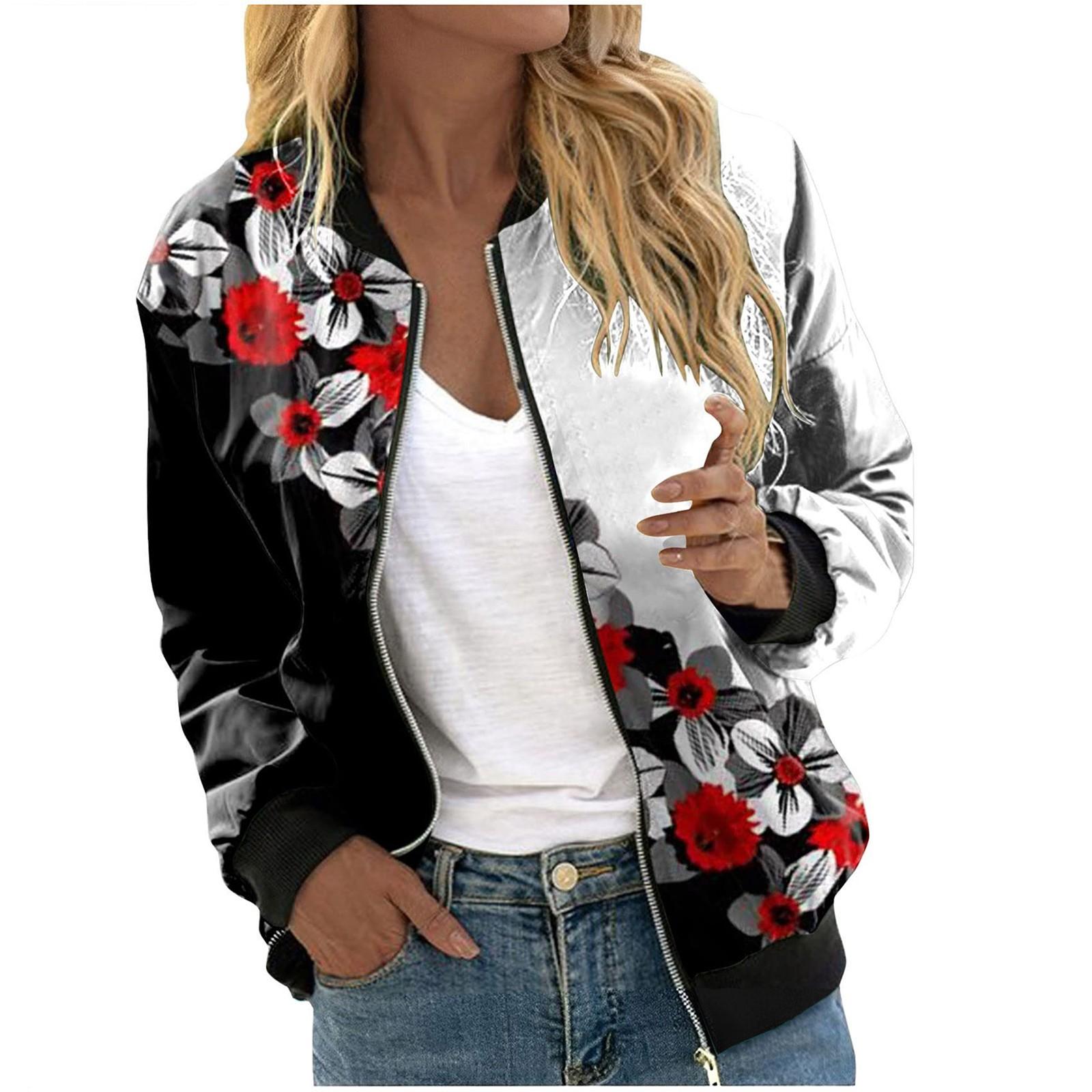 Куртки для женщин, легкие укороченные куртки с длинным рукавом на молнии, модная верхняя одежда с принтом, повседневные стеганые куртки с карманами XL чёрный
Куртки для женщин, легкие укороченные куртки с длинным рукавом на молнии, модная верхняя одежда с принтом, повседневные стеганые куртки с карманами XL чёрный