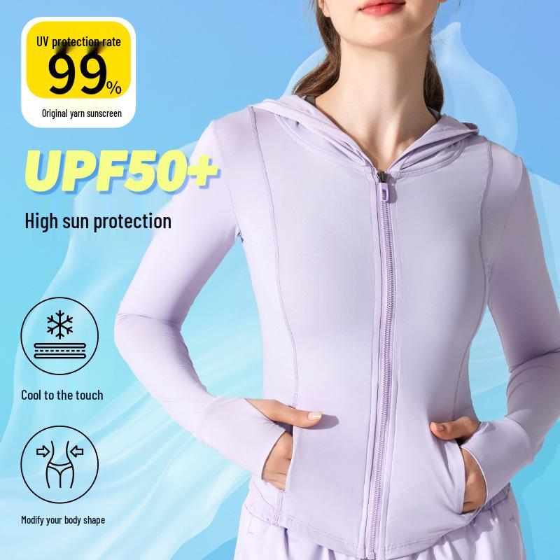 Women s Slim Fit Sporty Hooded Sun Protection Jacket: Ice Silk, Breathable, Anti-UV for Outdoor Fitness and Yoga Large
Women s Slim Fit Sporty Hooded Sun Protection Jacket: Ice Silk, Breathable, Anti-UV for Outdoor Fitness and Yoga Large
