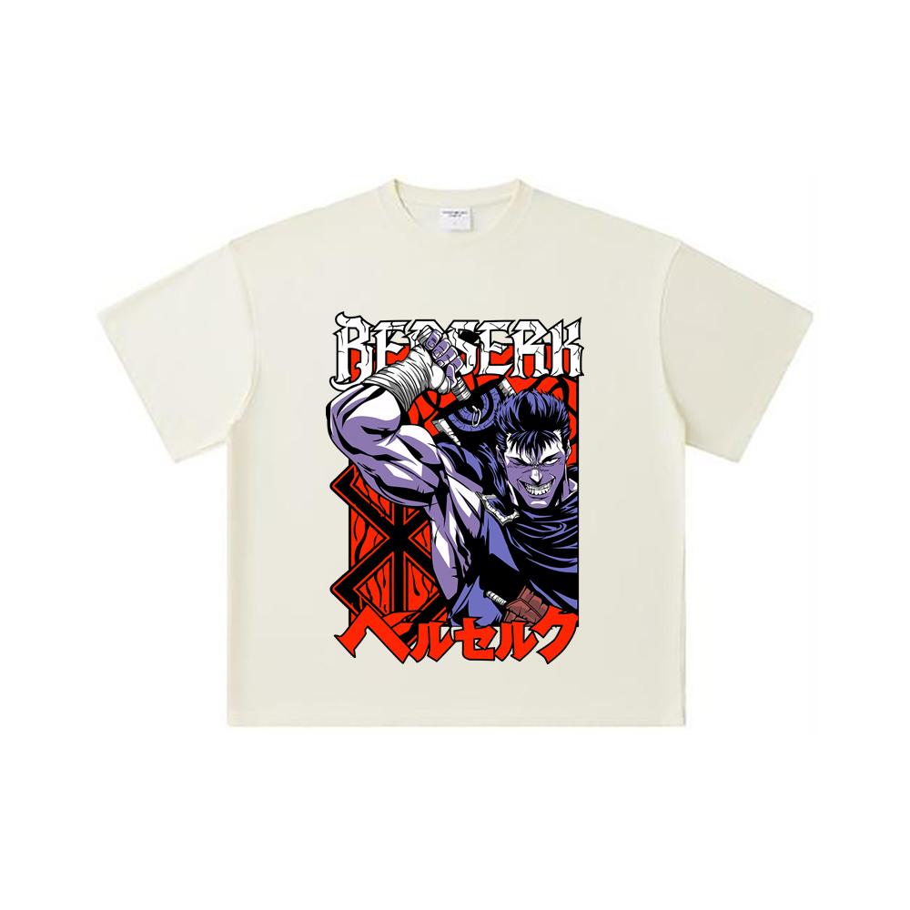 260 GSM Double Yarn 32 Count 100% Cotton Berserk V11 Print Unisex Heavy Cotton T Shirt S
260 GSM Double Yarn 32 Count 100% Cotton Berserk V11 Print Unisex Heavy Cotton T Shirt S