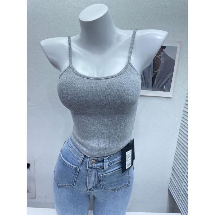 2024 Шикарная имбирно-желтая облегающая майка для женщин - Сексуальный летний топ без рукавов Large светло-серый
2024 Шикарная имбирно-желтая облегающая майка для женщин - Сексуальный летний топ без рукавов Large светло-серый