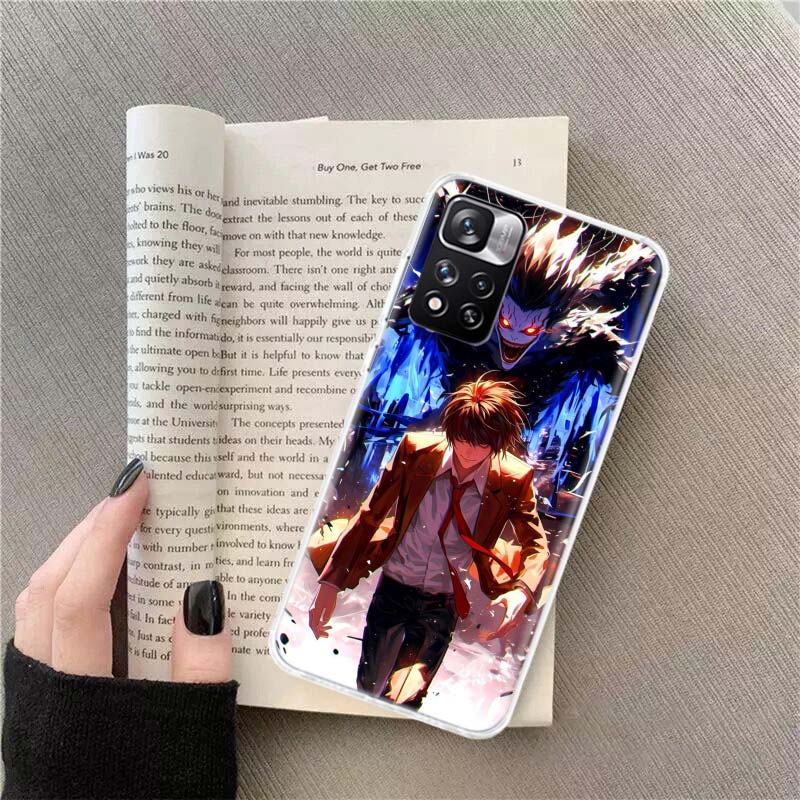 Anime Deth Note Light Yagami Phone Case For Redmi Note 13 12 Pro Plus 14 15 Pro 5G 11 11T 11E 11S 10 Pro 10S 9 9S Cover Cell Cle Redmi Note 10(10S)4G
Anime Deth Note Light Yagami Phone Case For Redmi Note 13 12 Pro Plus 14 15 Pro 5G 11 11T 11E 11S 10 Pro 10S 9 9S Cover Cell Cle Redmi Note 10(10S)4G