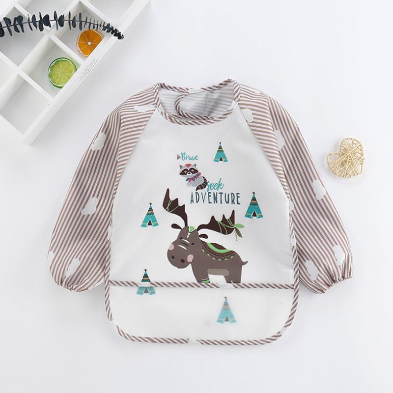 Детский водонепроницаемый комбинезон с длинным рукавом для кормления с нагрудником и карманом
Детский водонепроницаемый комбинезон с длинным рукавом для кормления с нагрудником и карманом