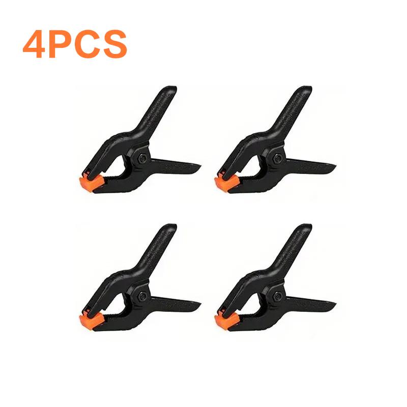 4pcs 3inch Spring Clamps Heavy Duty Plastic For Background Muslin Canvas Paper Chromakey Screen Clip Photo Studio Carpenter Tool 4pcs
4pcs 3inch Spring Clamps Heavy Duty Plastic For Background Muslin Canvas Paper Chromakey Screen Clip Photo Studio Carpenter Tool 4pcs