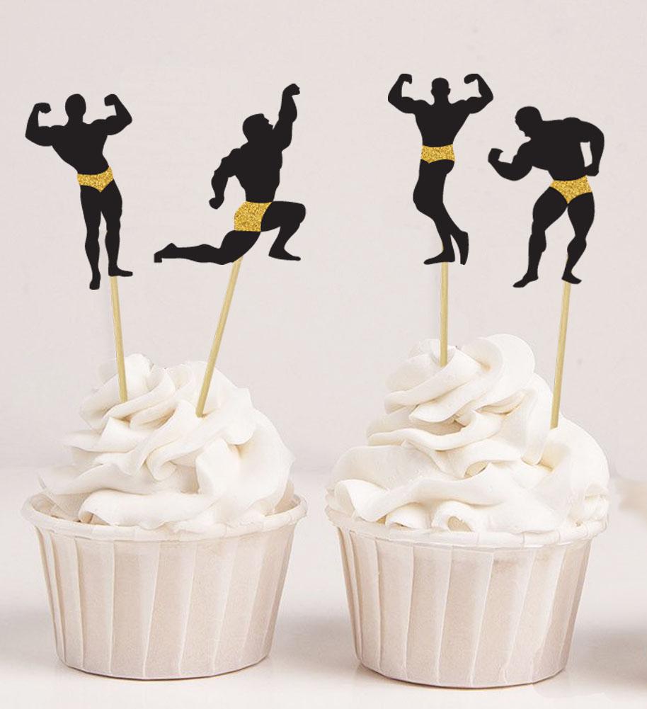 Darling Souvenir| Bachelorette Party cupcake Toppers Body Builder Silhouette Cake Decoration Sports - Pack Of 40 (4 Pack Of 20 золотий
Darling Souvenir| Bachelorette Party cupcake Toppers Body Builder Silhouette Cake Decoration Sports - Pack Of 40 (4 Pack Of 20 золотий