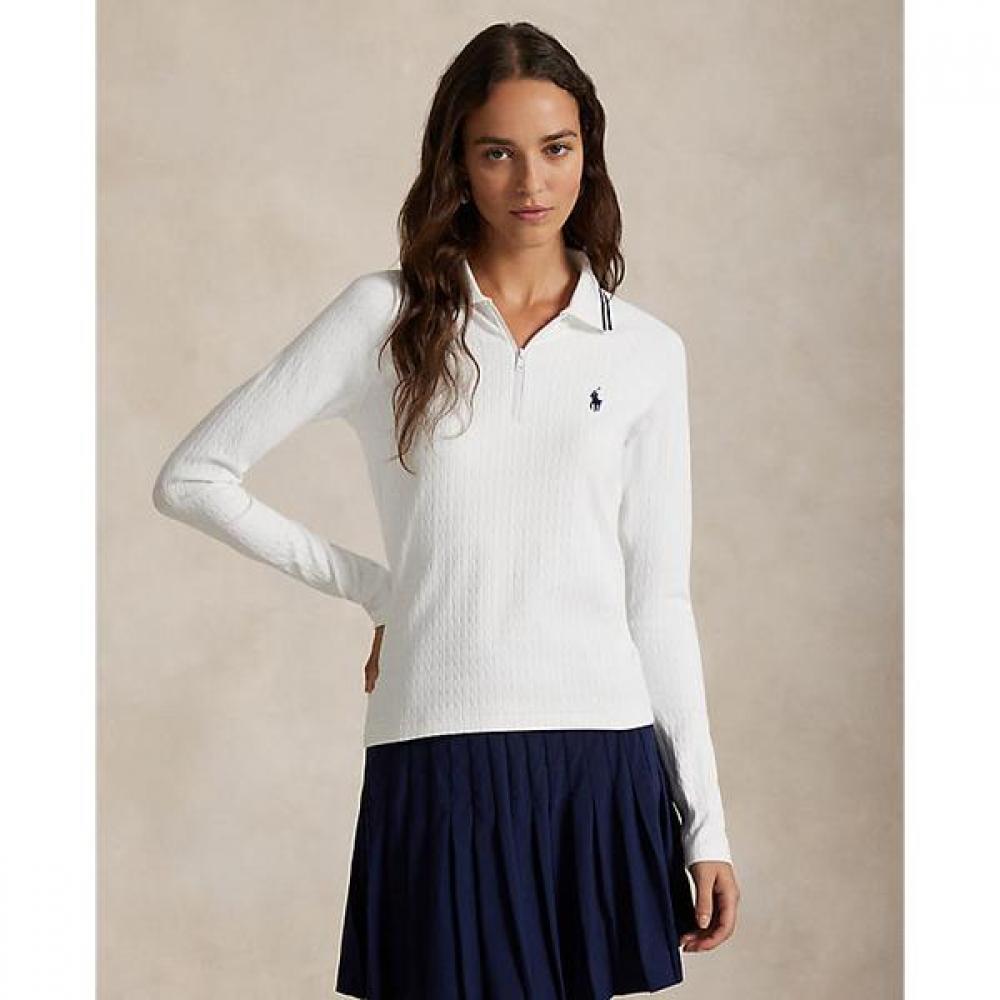 Polo Golf Women Cable Quarter Zip Long Sleeve Polo Wmxgkninc020286100 L
Polo Golf Women Cable Quarter Zip Long Sleeve Polo Wmxgkninc020286100 L
