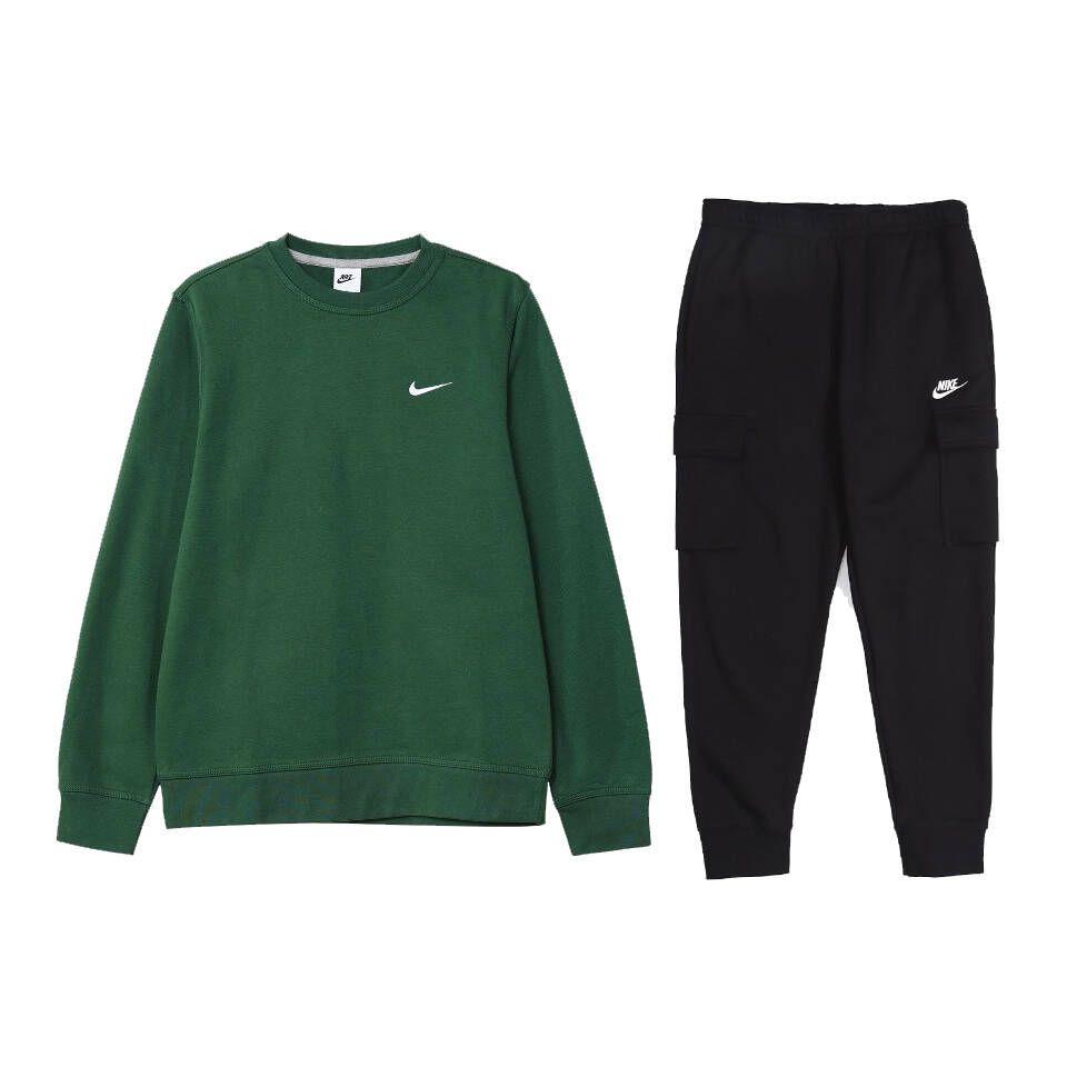 Nike Sportswear Club Fleece Solid Color Crewneck Pullover Sweatshirt And Warm Fleece Pants Casual Sports Set Men sets 623459-341+CD3130-010 S
Nike Sportswear Club Fleece Solid Color Crewneck Pullover Sweatshirt And Warm Fleece Pants Casual Sports Set Men sets 623459-341+CD3130-010 S