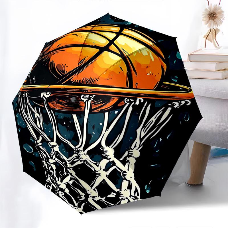 1pc Basketball Hoop Automatic Opening/Closing Umbrella, Portable Folding Design with Iron Frame, Outdoor for Fans, Travelers, Daily Use, Perfect Gift
1pc Basketball Hoop Automatic Opening/Closing Umbrella, Portable Folding Design with Iron Frame, Outdoor for Fans, Travelers, Daily Use, Perfect Gift