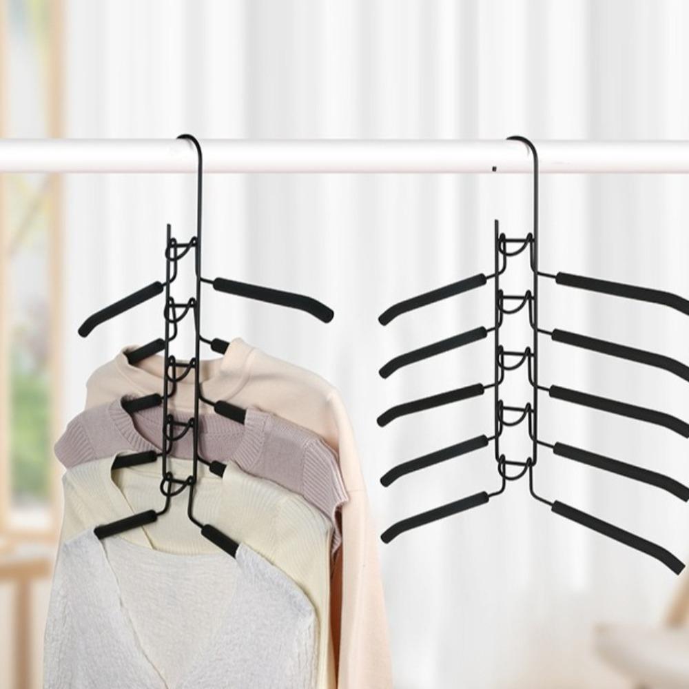 Detachable Clothes Hangers Multi Layer Clothes Support Multifunctional One-piece Hanger Home білий
Detachable Clothes Hangers Multi Layer Clothes Support Multifunctional One-piece Hanger Home білий