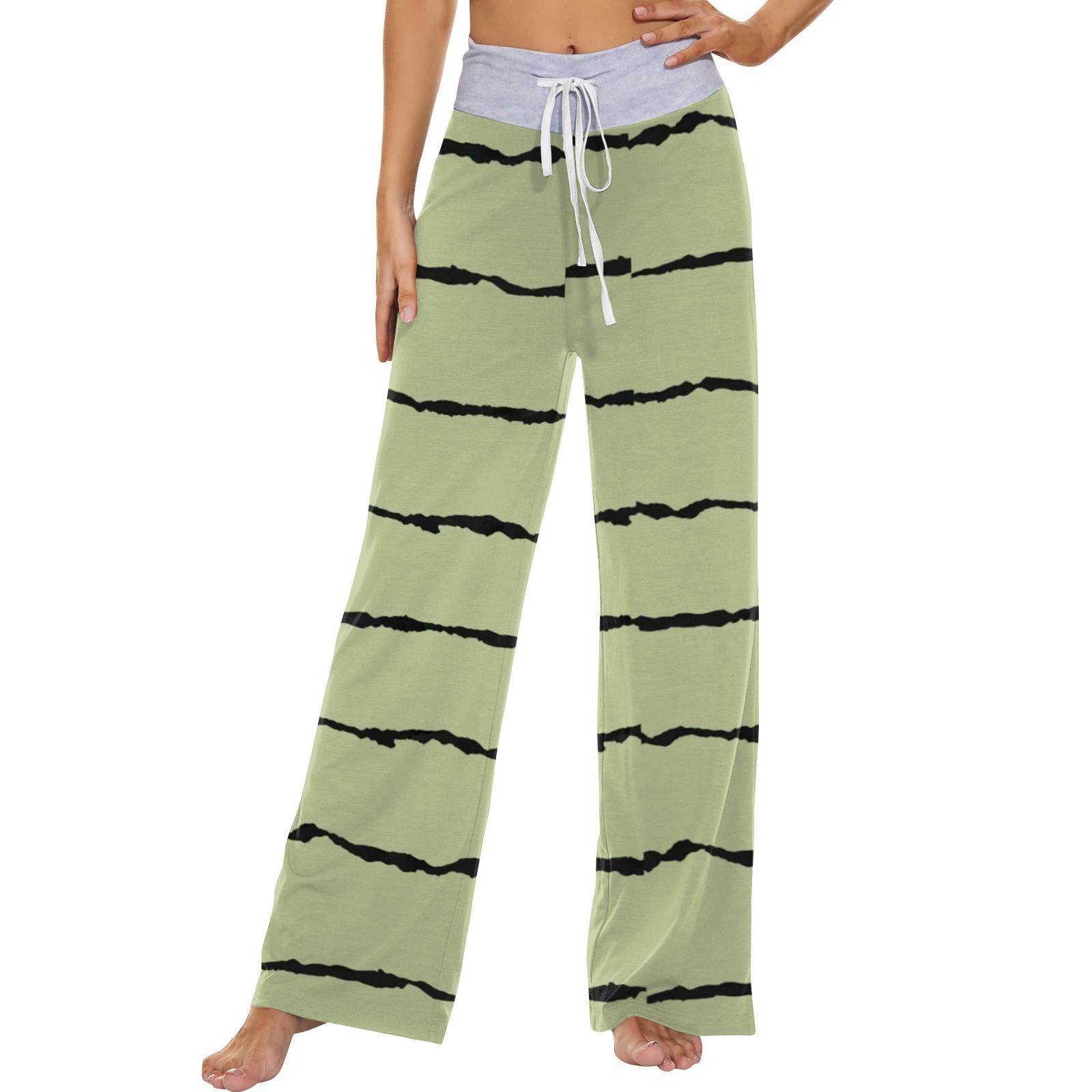 Женские модные повседневные удобные пижамные штаны с принтом в полоску, широкие брюки на шнурке L
Женские модные повседневные удобные пижамные штаны с принтом в полоску, широкие брюки на шнурке L