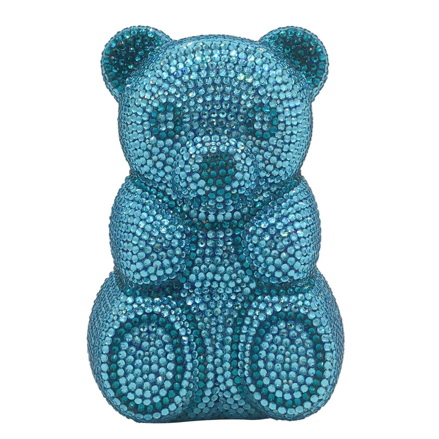 Bridal wedding party women evening party bag animal cute lovely Teddy bear top quality clutches elegant classical crystal purses
Bridal wedding party women evening party bag animal cute lovely Teddy bear top quality clutches elegant classical crystal purses