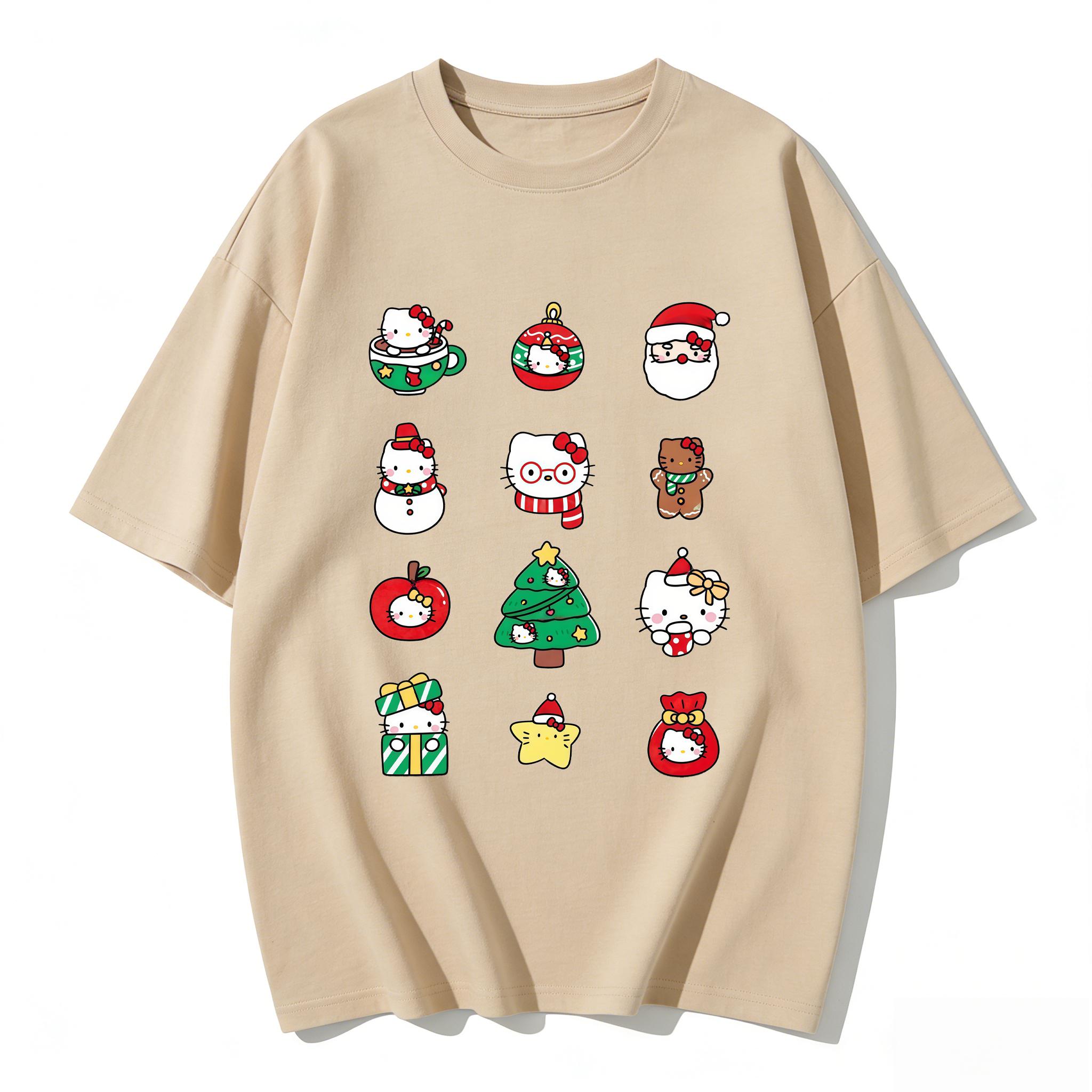 2026 New Highquality Arrival Kawaii Christmas Kitty Graphic Couple T Shirts Casual Family Matching Outfits Parentchild Tees S
2026 New Highquality Arrival Kawaii Christmas Kitty Graphic Couple T Shirts Casual Family Matching Outfits Parentchild Tees S