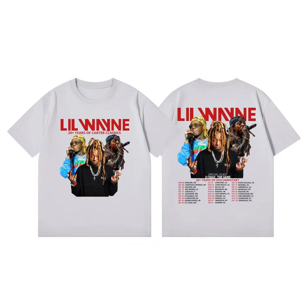 Summer Fashion Rapper Lil Wayne Tour 2026 T-shirts Unisex Harajuku Hip Hop Style T-shirt Fashion Vintage Short Sleeve T Shirts 4XL
Summer Fashion Rapper Lil Wayne Tour 2026 T-shirts Unisex Harajuku Hip Hop Style T-shirt Fashion Vintage Short Sleeve T Shirts 4XL