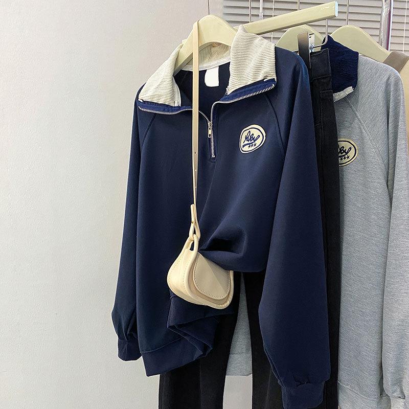 Extra Large Women s Retro Hot Style Sweatshirt - 2025 Spring/Autumn Thin Lazy Fit L (for 110-130 jin)
Extra Large Women s Retro Hot Style Sweatshirt - 2025 Spring/Autumn Thin Lazy Fit L (for 110-130 jin)