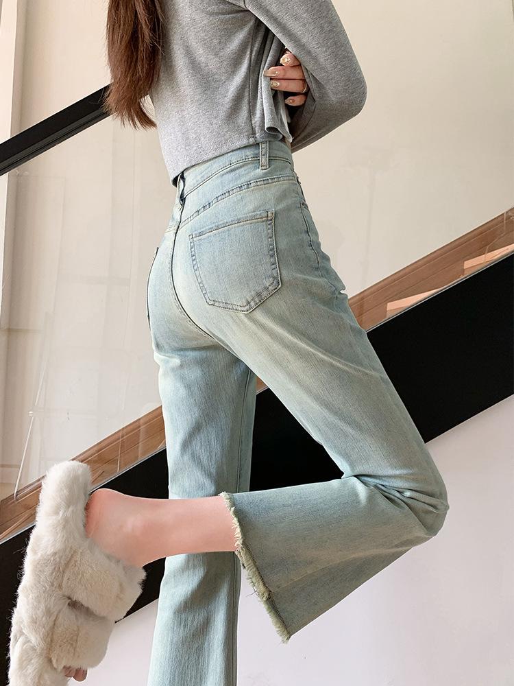 Women s Retro Cropped Micro-Flared Jeans - Summer 2024 Niche Design, Elastic, Slimming, Frayed Pants S: 85-100 kg
Women s Retro Cropped Micro-Flared Jeans - Summer 2024 Niche Design, Elastic, Slimming, Frayed Pants S: 85-100 kg