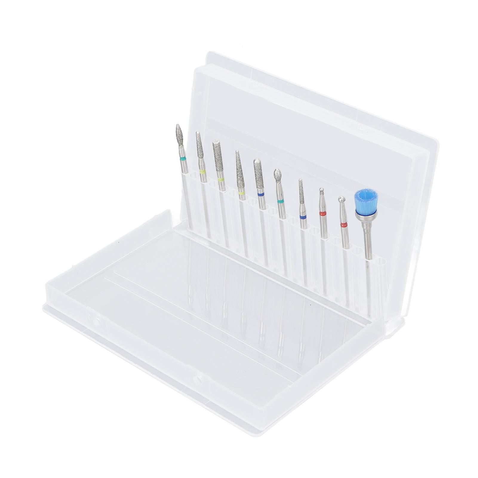 Набор из 10 шлифовальных головок для маникюрного аппарата, полировальные инструменты для маникюра, сплав для удаления омертвевшей кожи пальцев
Набор из 10 шлифовальных головок для маникюрного аппарата, полировальные инструменты для маникюра, сплав для удаления омертвевшей кожи пальцев