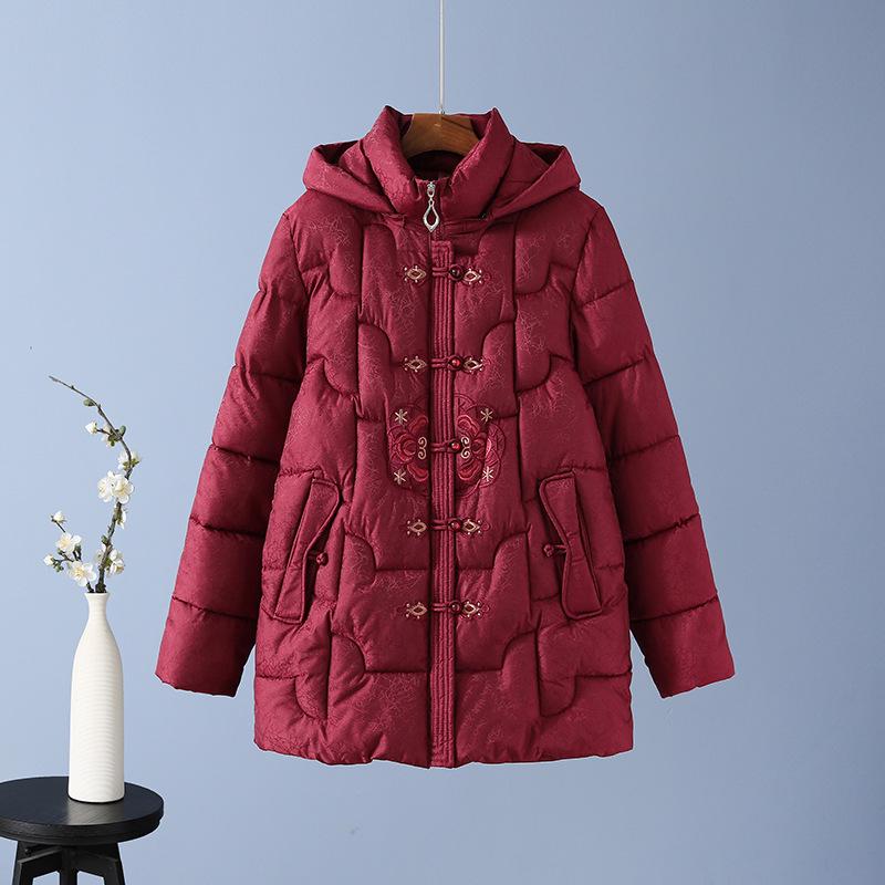 Women s Winter Cotton Jacket: Thickened Coat for Middle-Aged & Elderly, Chinese Style for 60s-70s Ladies 5XL (150-165 lbs)
Women s Winter Cotton Jacket: Thickened Coat for Middle-Aged & Elderly, Chinese Style for 60s-70s Ladies 5XL (150-165 lbs)