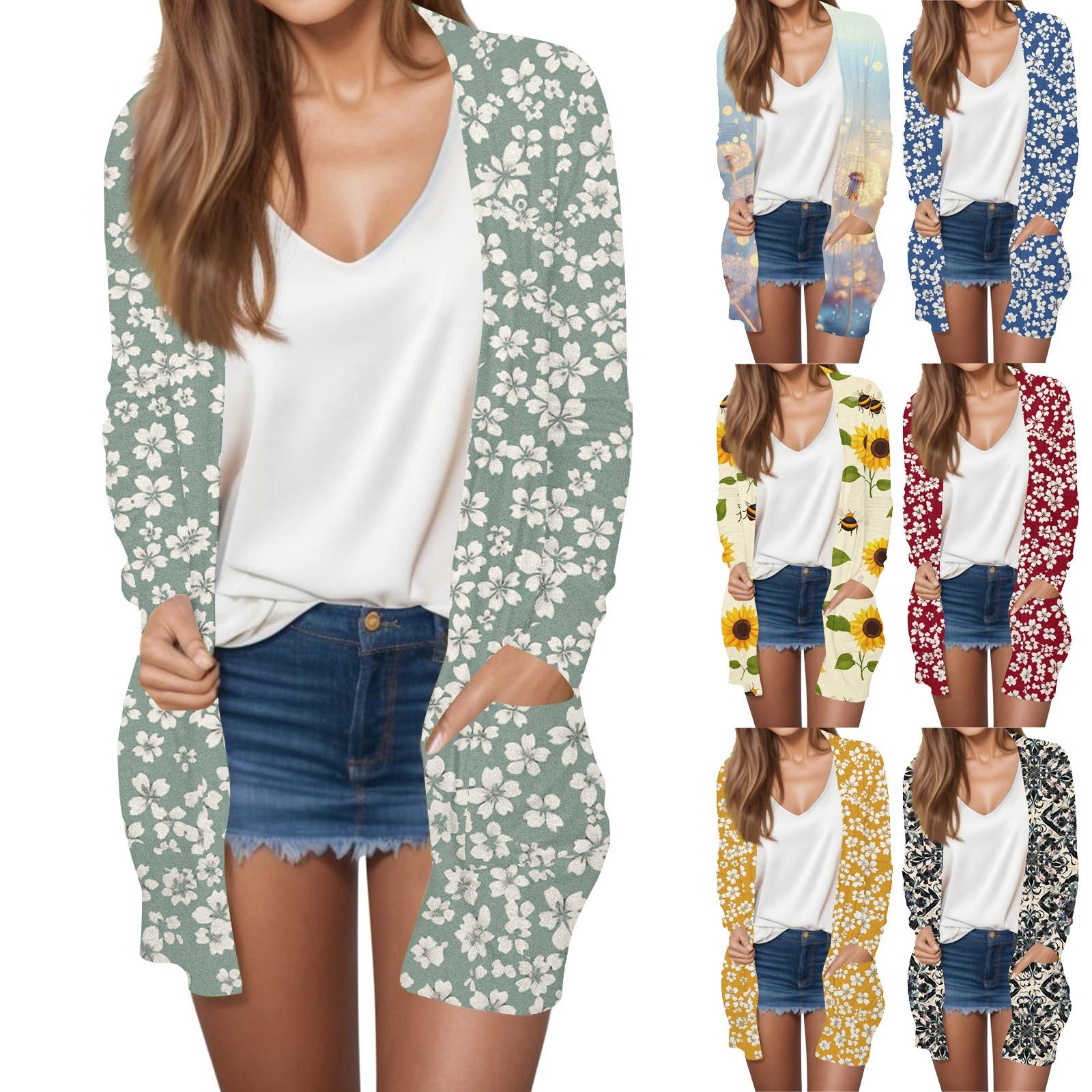 Women s Fashion Casual Retro Floral Print Mid-Length Cardigan Jacket L
Women s Fashion Casual Retro Floral Print Mid-Length Cardigan Jacket L