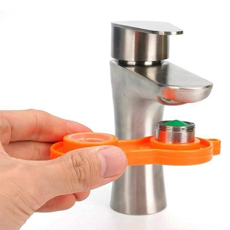 Faucet Bubbler Wrench Water Outlet Aerator Universal Wrench Faucet Nozzle Filter Repair Tool Replacement Disassembly Tool Spanne
Faucet Bubbler Wrench Water Outlet Aerator Universal Wrench Faucet Nozzle Filter Repair Tool Replacement Disassembly Tool Spanne