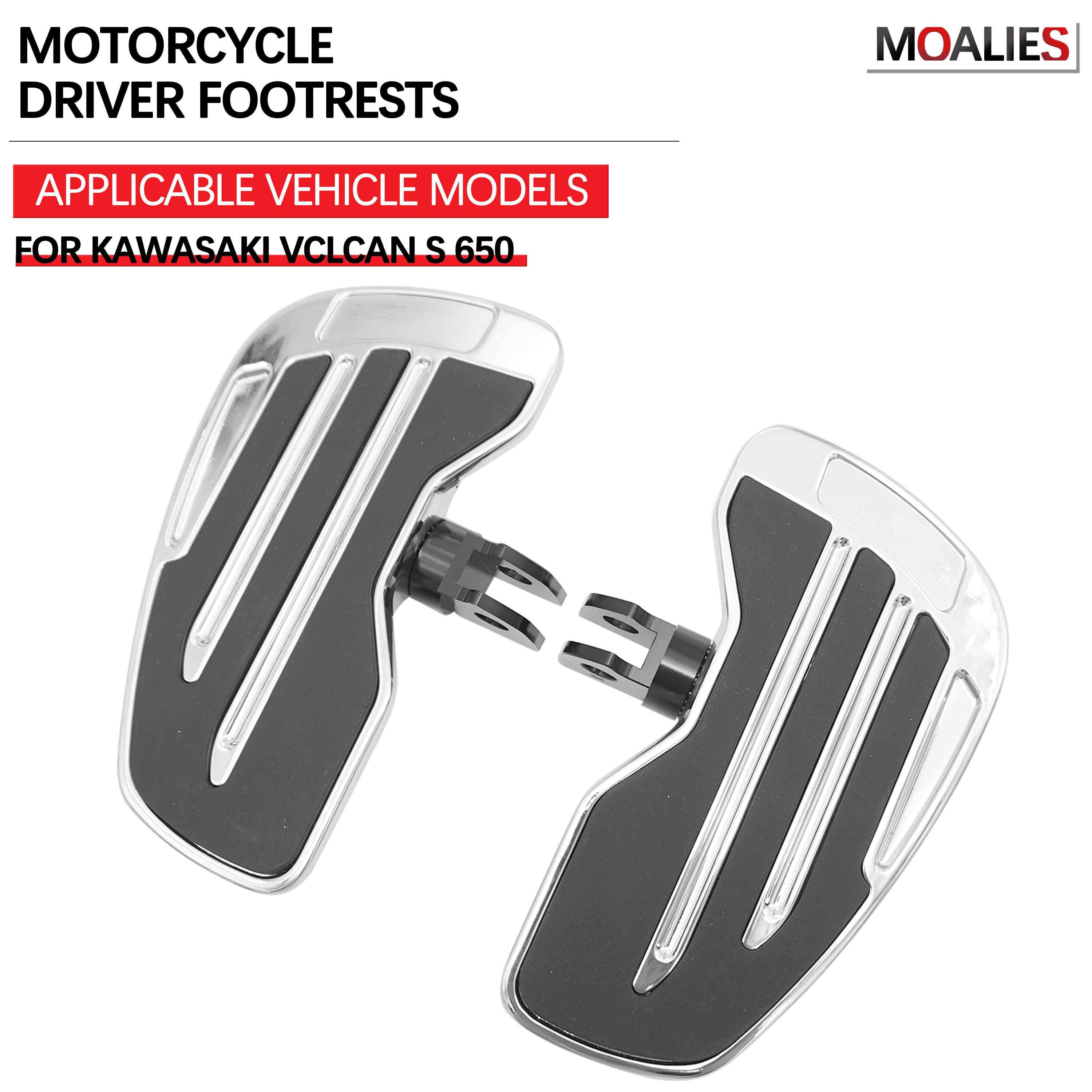 For Kawasaki Vulcan S 650 EN650 VN650 2015-2023 Motorcycle Front&Rear Foot Rest Rider&Passenger Footboard Wide Footrests Alien Chrome For Driver
For Kawasaki Vulcan S 650 EN650 VN650 2015-2023 Motorcycle Front&Rear Foot Rest Rider&Passenger Footboard Wide Footrests Alien Chrome For Driver