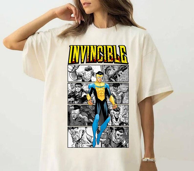 Limited Invincible Mark Superhero T Shirt Superhero 2026 Summer Unisexs Womens Fashion Casual Cotton Oversized Tshirt Street Y2K XL
Limited Invincible Mark Superhero T Shirt Superhero 2026 Summer Unisexs Womens Fashion Casual Cotton Oversized Tshirt Street Y2K XL