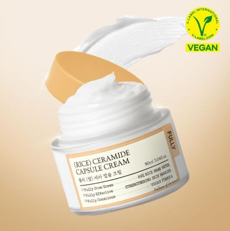FULLY Rice Cera Capsule Cream – 90ml | Vegan Barrier Repair & Moisturizing Cream | Korean Skincare 90ml
FULLY Rice Cera Capsule Cream – 90ml | Vegan Barrier Repair & Moisturizing Cream | Korean Skincare 90ml