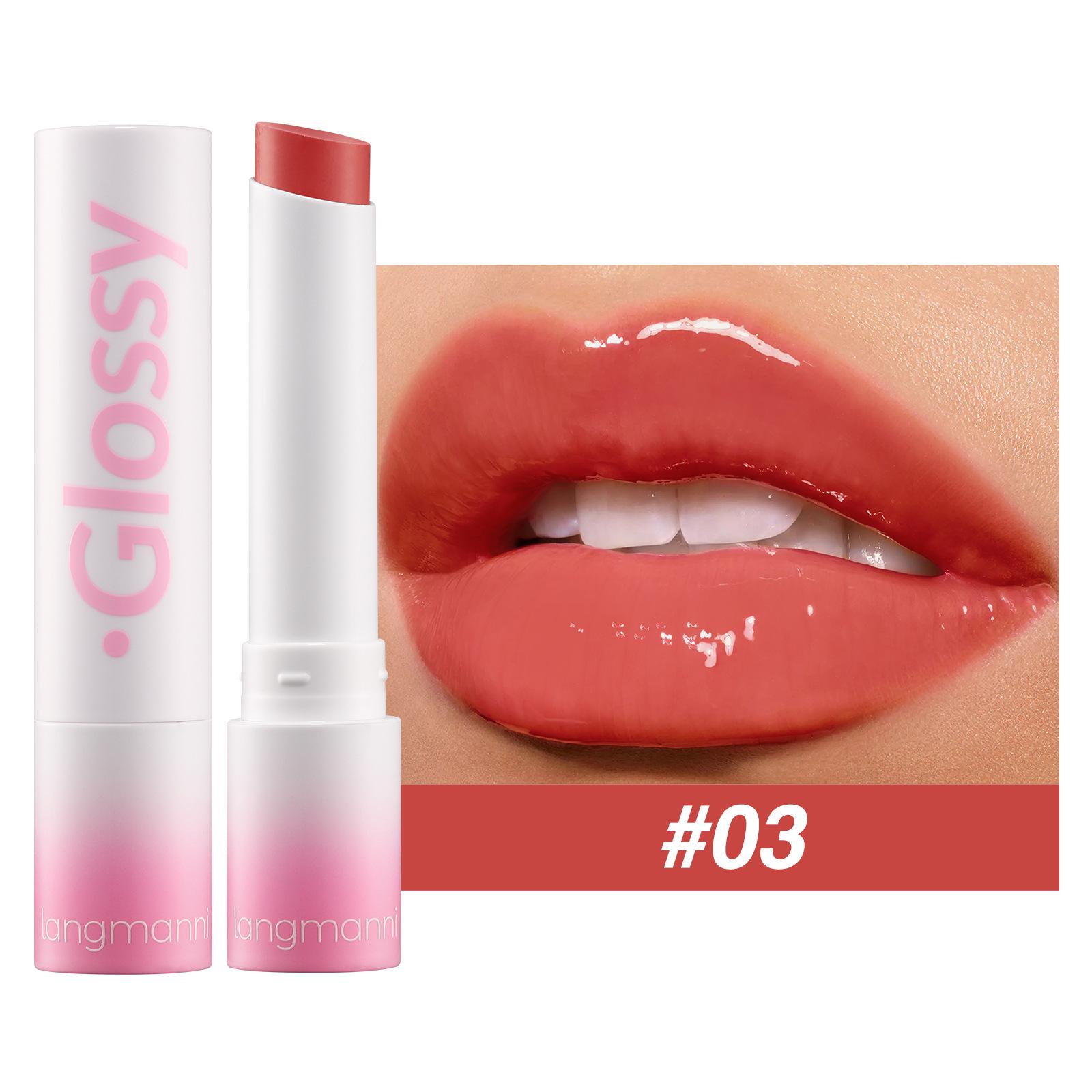 LANGMANNI 8-color Moisturizing Lipstick Moisturizing Nourishing Plump Lip Glaze Jelly Lipstick Super Nourishing Lipstick 03
LANGMANNI 8-color Moisturizing Lipstick Moisturizing Nourishing Plump Lip Glaze Jelly Lipstick Super Nourishing Lipstick 03